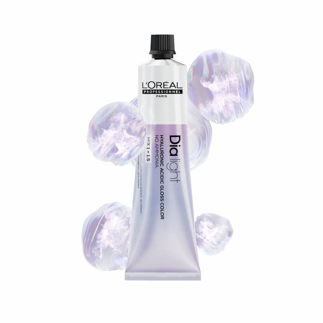 L‘Oreal Professionnel Dia Light demi permanentiniai plaukų dažai su hialurono rūgštimi, 60ml