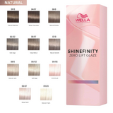 Wella Professionals Shinefinity Zero Lift Glaze Demi-Permanent geliniai plaukų dažai, 60ml