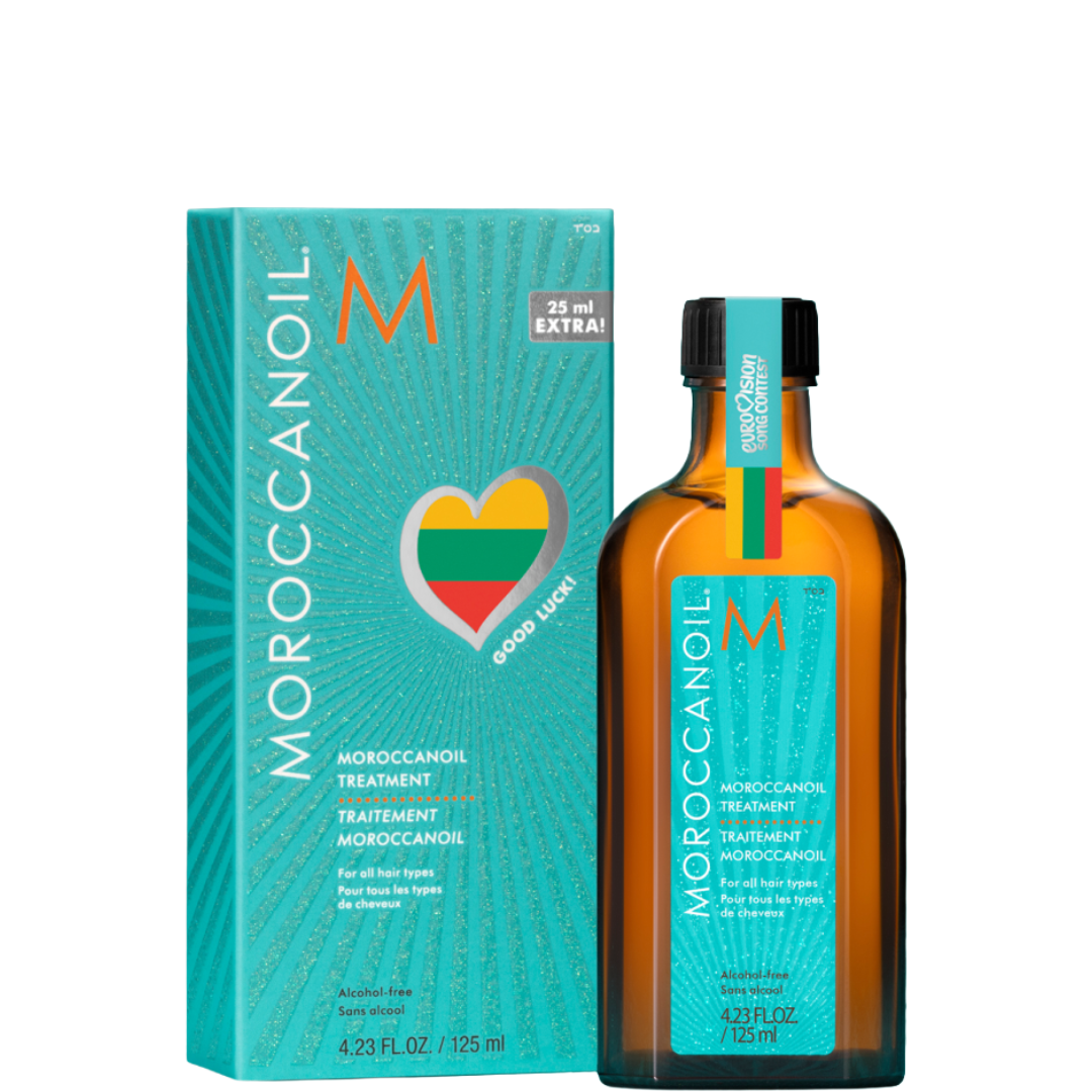Moroccanoil Treatment Eurovision 2026 argano aliejukas visų tipų plaukams Limited Edition, 125ml