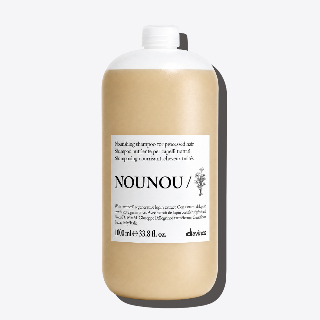 Davines NOUNOU maitinamasis šampūnas šviesintiems plaukams, 1000ml
