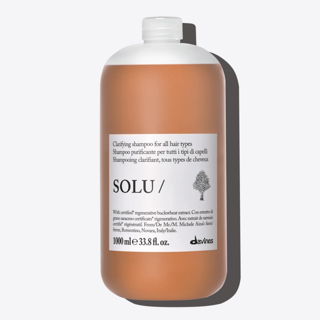 Davines SOLU giliai valantis plaukų šampūnas, 1000ml