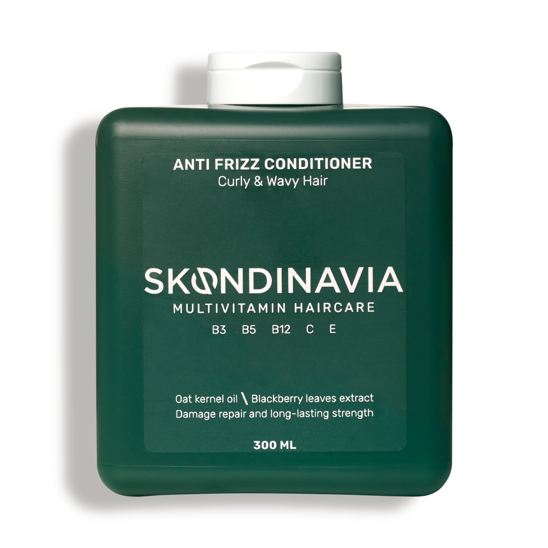 Skondinavia ANTI-FRIZZ glotninantis kondicionierius nepaklusniems plaukams, 300ml