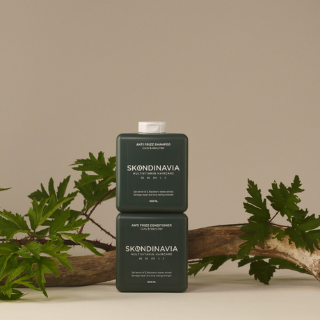 Skondinavia ANTI-FRIZZ glotninantis šampūnas nepaklusniems plaukams, 350ml