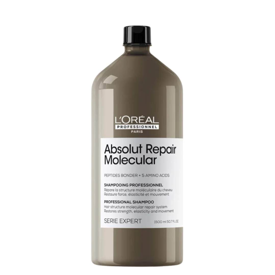 L'oreal Professionnel Absolut Repair Molecular šampūnas pažeistiems plaukams, 1500 ml