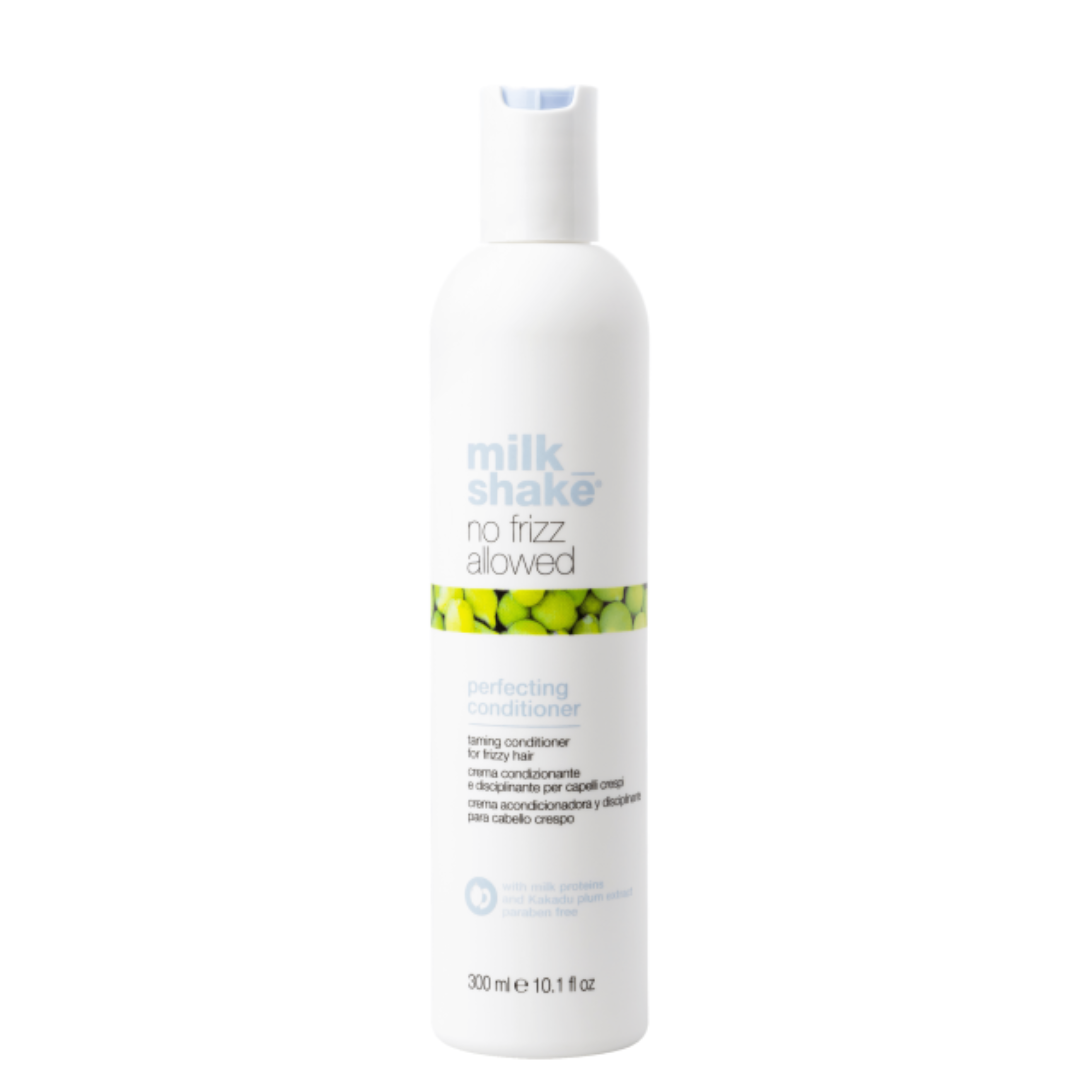 MilkShake No Frizz Allowed Perfecting kondicionierius šiauštis linkusiems plaukams, 300ml