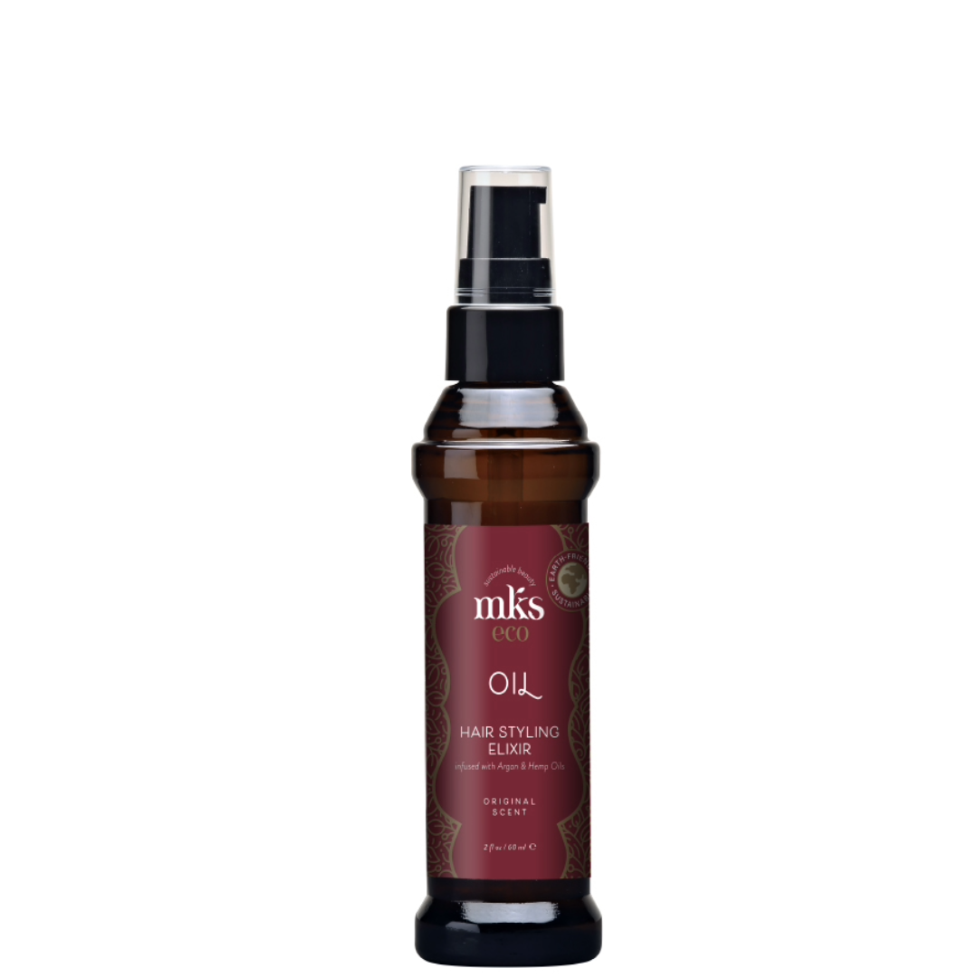 MKS eco Oil Hair Styling Elixir Original glotninantis plaukų aliejus, 60 ml