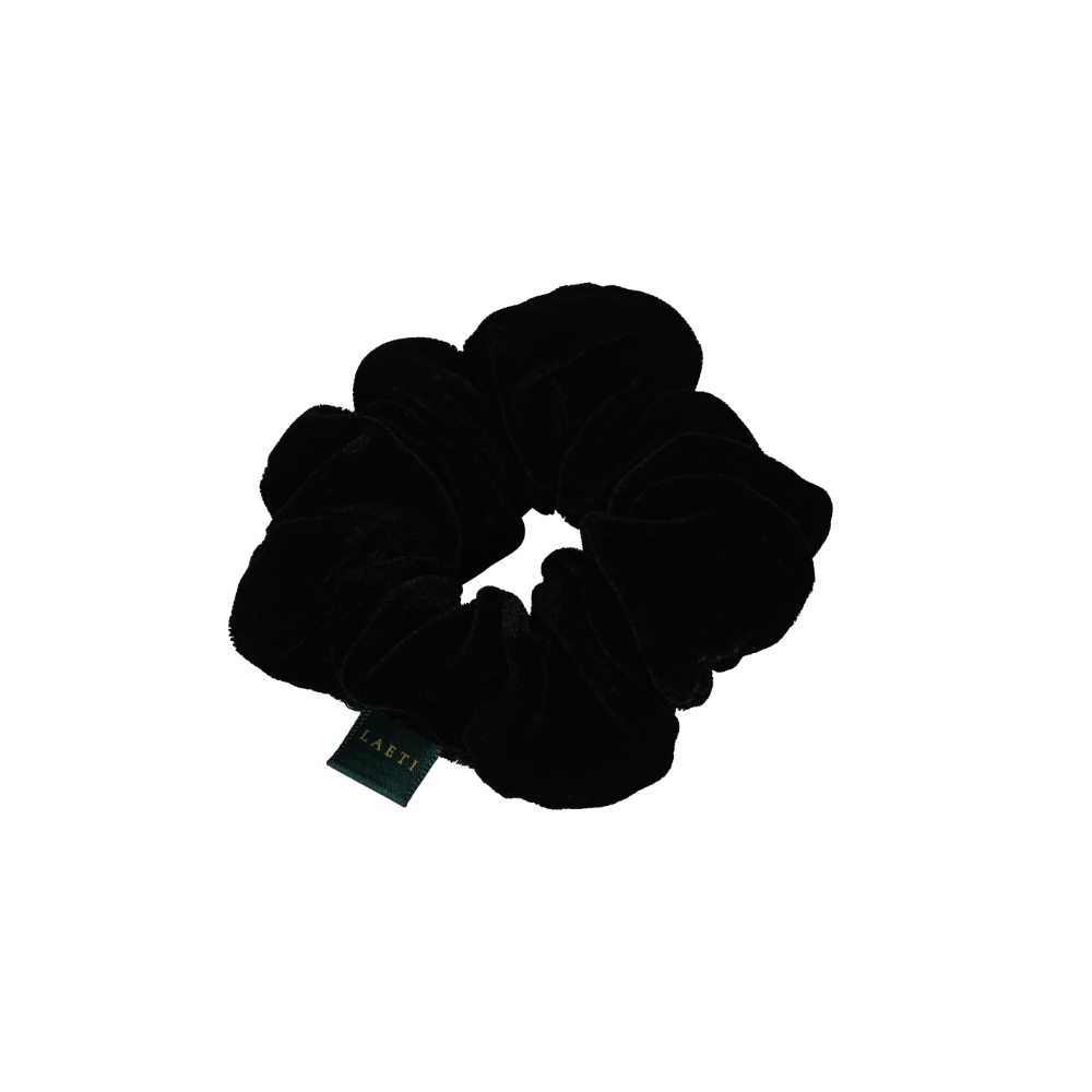 LAETI Claire Medium šilkinė plaukų gumytė, Black