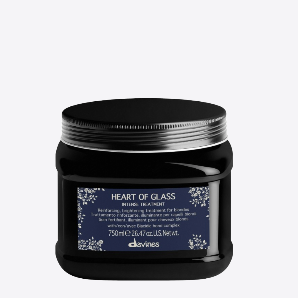 Davines Heart Of Glass šviesius plaukus stiprinanti kaukė, 750 ml