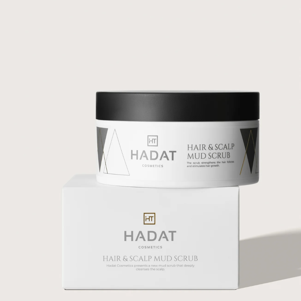 Hadat Cosmetics Hair & Scalp Mud Scrub galvos odos šveitiklis, 300ml