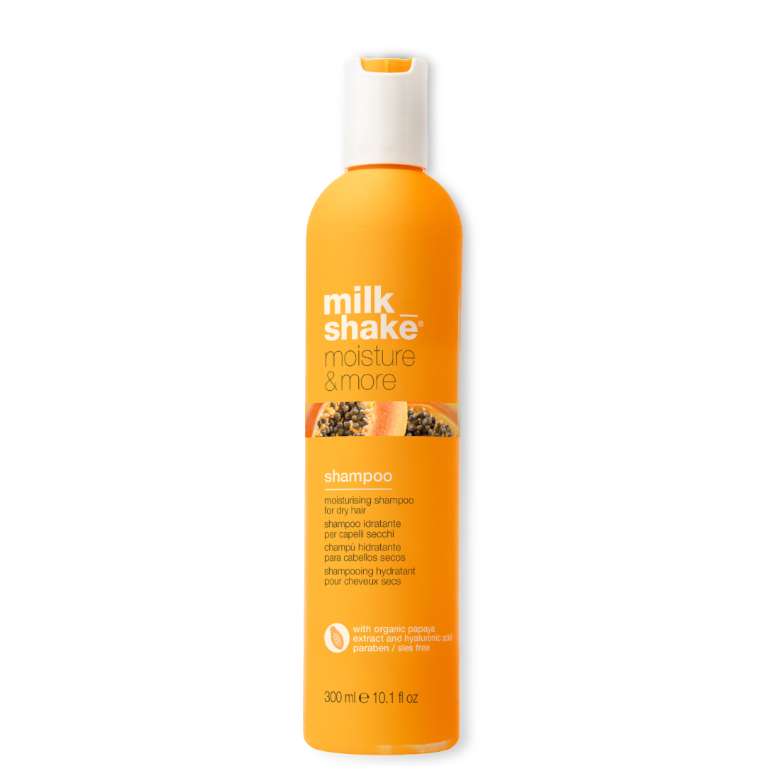 MilkShake Moisture&More drėkinamasis šampūnas sausiems plaukams, 300ml