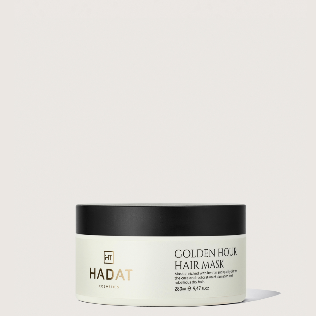 Hadat Cosmetics Golden Hour Hair Mask Intensyviai atkuriamoji kaukė, 280ml