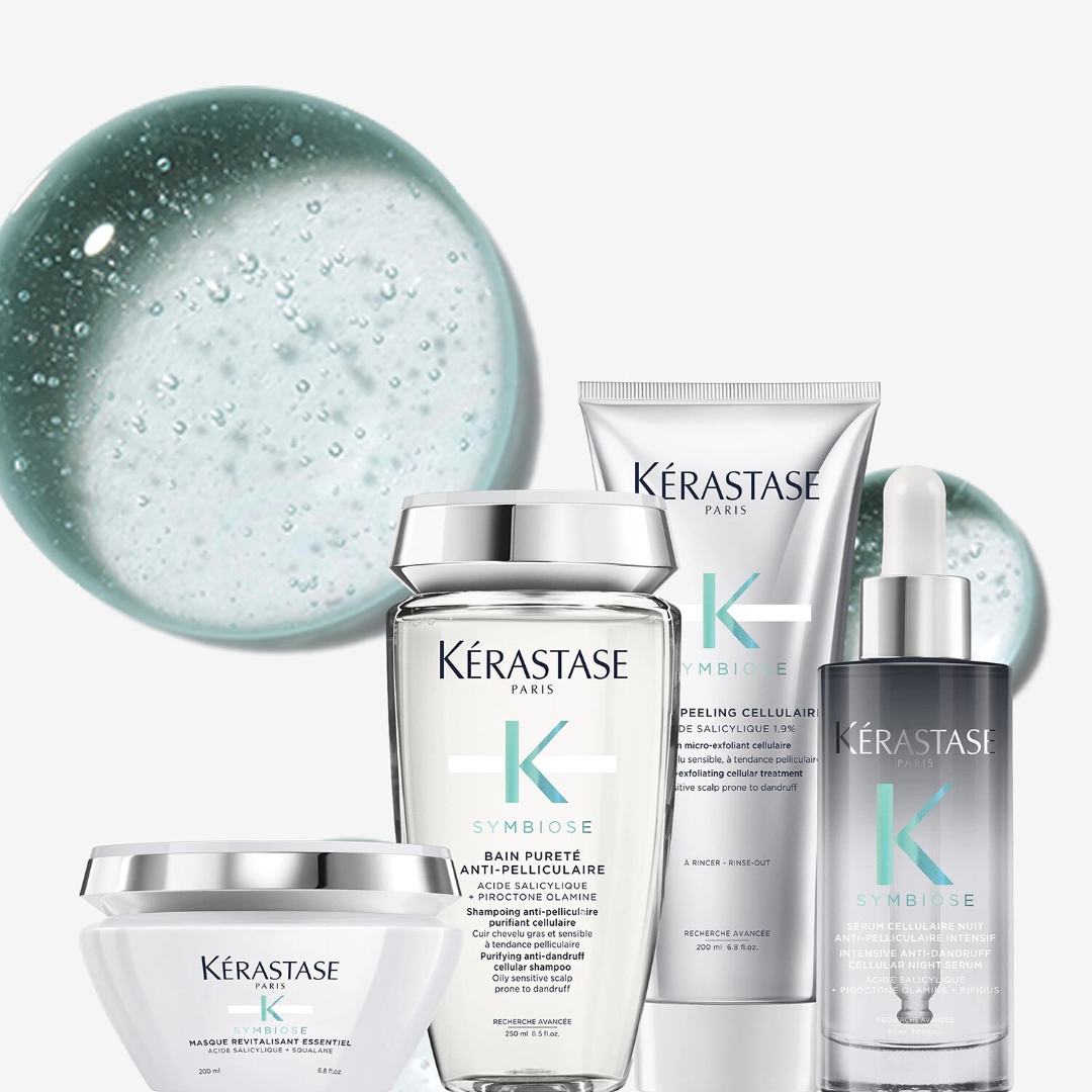 Kérastase Symbiose Bain Pureté Anti-Pelliculaire valomasis plaukų šampūnas nuo pleiskanų, 250ml