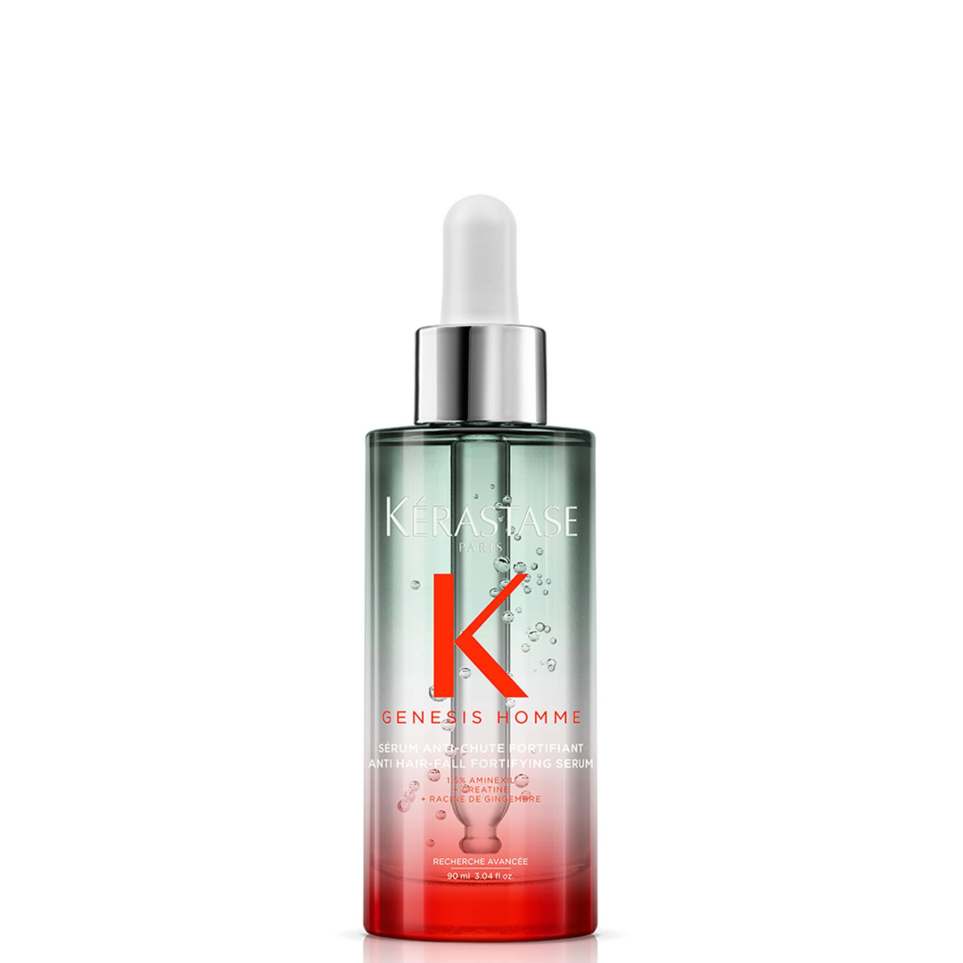Kérastase Genesis Homme Serum Anti-Chute Fortifiant stiprinamasis serumas silpniems, slinkti linkusiems plaukams, 90ml