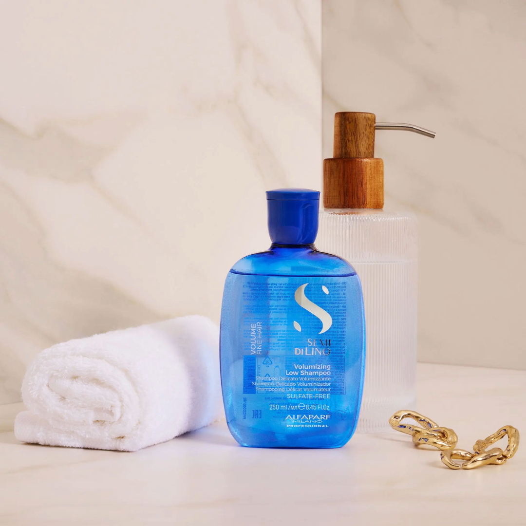 Alfaparf Semi Di Lino Volumizing Low apimties suteikiantis šampūnas, 250ml