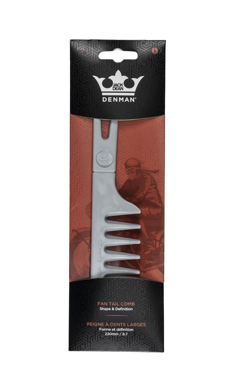 DENMAN D25 Jack of All Trades Fantail Comb plaukų šepetys | InHair.lt