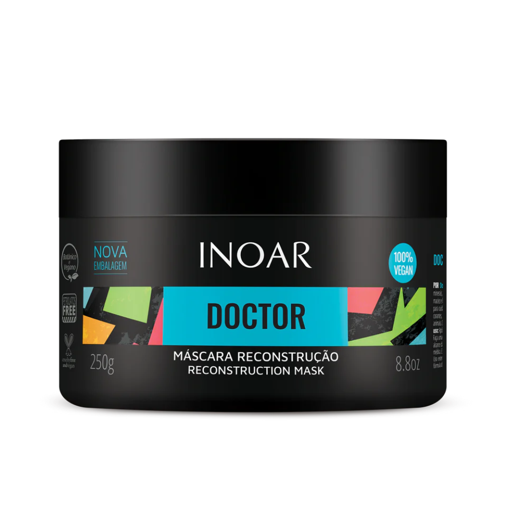 INOAR Doctor Reconstruction Mask - atkurianti kaukė, 250 g | InHair.lt