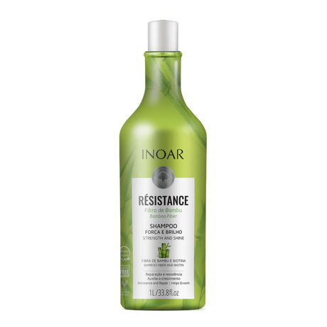 INOAR Resistance Fibra de Bambu šampūnas, 1000 ml | InHair.lt