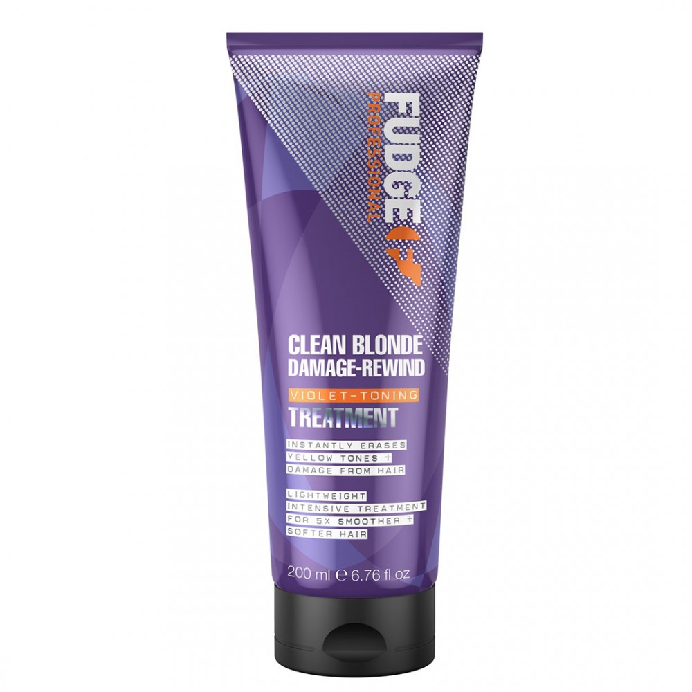 Fudge Clean Blonde Damage Rewind Violet-Toning tonuojanti kaukė, 200ml | InHair.lt