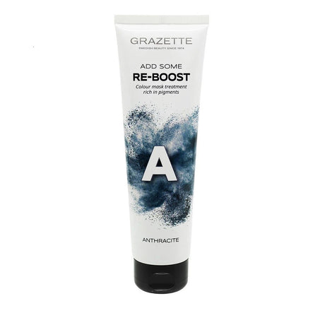 Grazette tonuojanti plaukų kaukė ADD SOME RE-BOOST - Anthracite, 150ml | InHair.lt