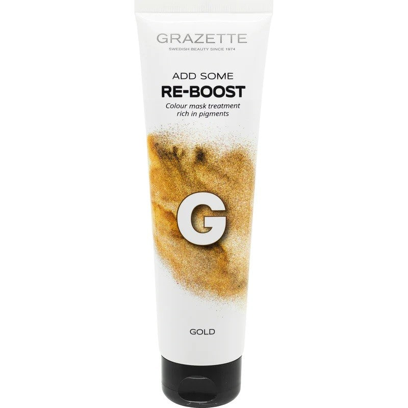 Grazette tonuojanti plaukų kaukė ADD SOME RE-BOOST - Gold, 150ml | InHair.lt