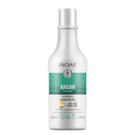 INOAR Argan Infusion Hydrating šampūnas, 500 ml | InHair.lt