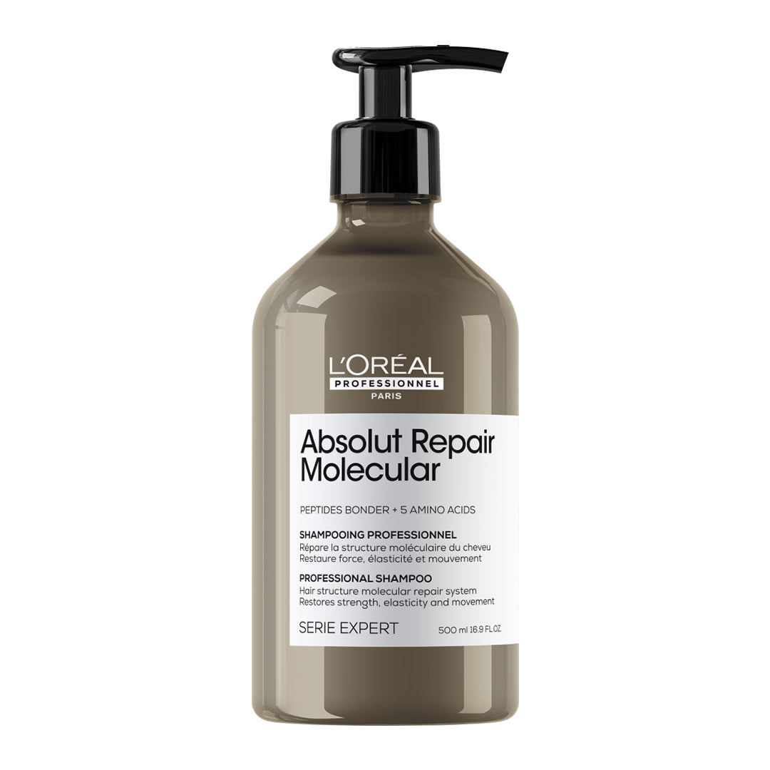 L'oreal Professionnel Absolut Repair Molecular šampūnas pažeistiems plaukams, 500 ml | InHair.lt