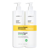 MORRISHAIR Intense Repair Synergy Kit rinkinys pažeistiems plaukams, 1000ml+1000ml | InHair.lt