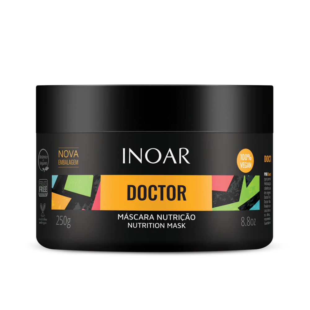 INOAR Doctor Mask Nutrition - maitinanti kaukė, 250 g | InHair.lt