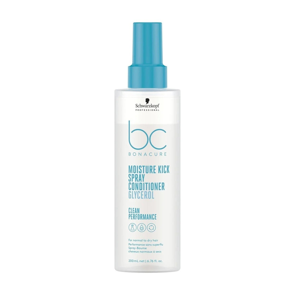 Schwarzkopf Professional Bonacure Moisture Kick purškiamas kondicionierius, 200ml | InHair.lt