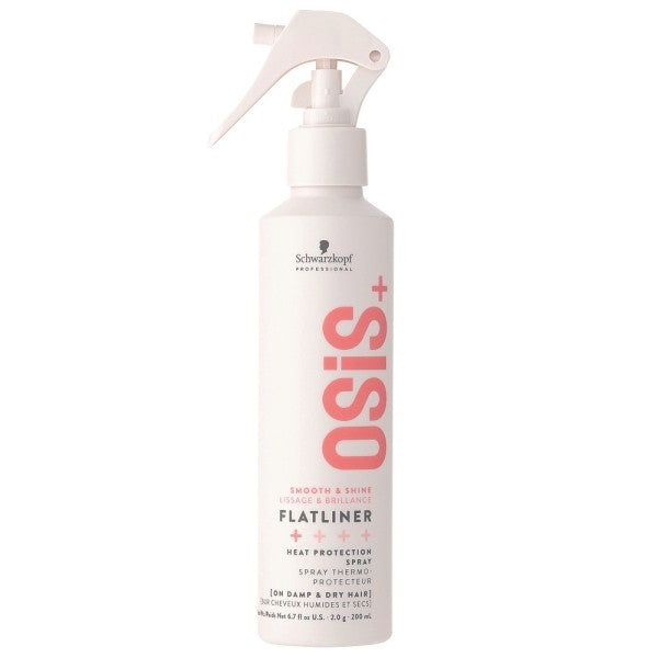 Schwarzkopf Professional OSiS+ Flatliner plaukus tiesinanti apsauga nuo karščio, 200ml | InHair.lt