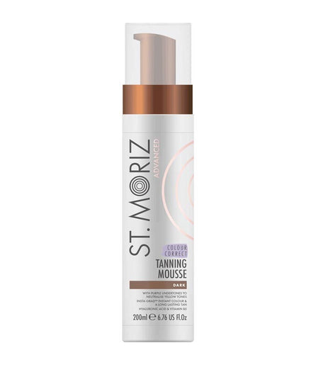 ST. MORIZ Advanced Colour Correct Dark koreguojančios savaiminio įdegio putos, 200ml | InHair.lt