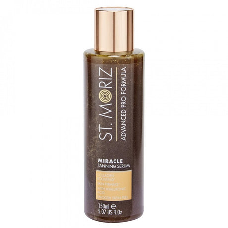 ST. MORIZ Advanced Miracle Tanning glotninantis savaiminio įdegio serumas Light, 150 ml | InHair.lt