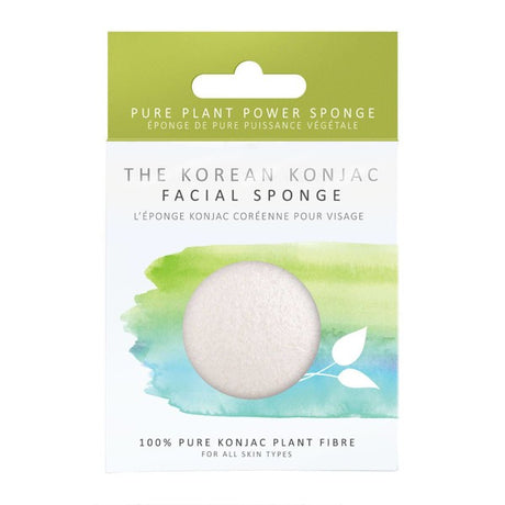 The Konjac Sponge balta veido kempinėlė | InHair.lt