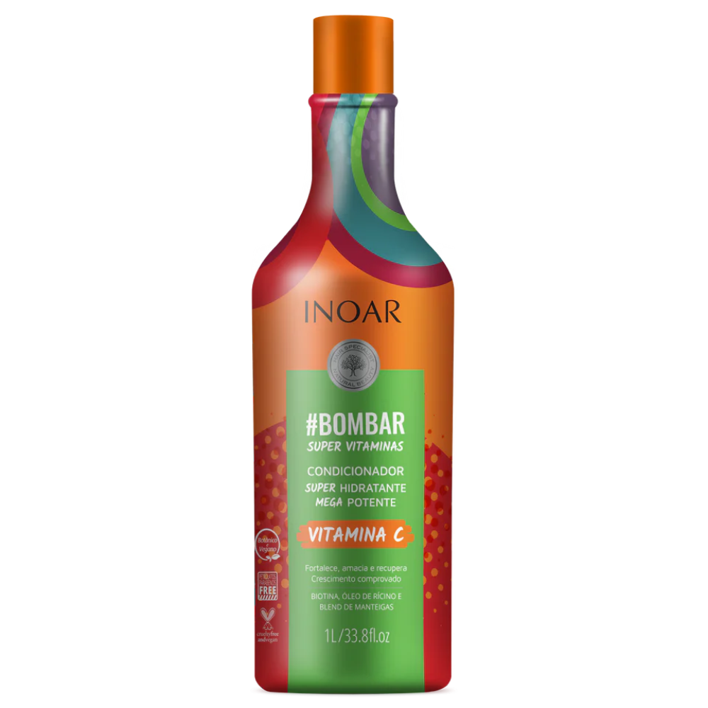 INOAR Bombar Super Vitamins kondicionierius, 1000 ml | InHair.lt