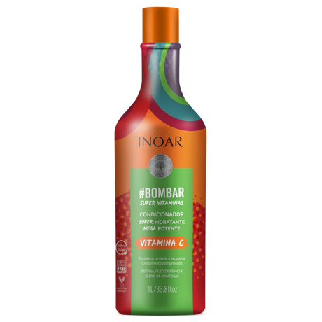 INOAR Bombar Super Vitamins kondicionierius, 1000 ml | InHair.lt