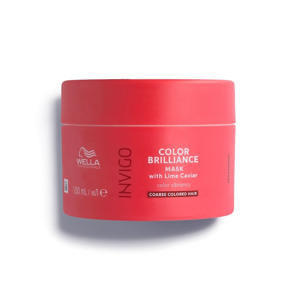 Wella Professionals Invigo BRILLIANCE COARSE kaukė šiurkštiems plaukams, 150ml | InHair.lt