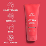 Wella Professionals Invigo BRILLIANCE Coarse kondicionierius, 200ml | InHair.lt