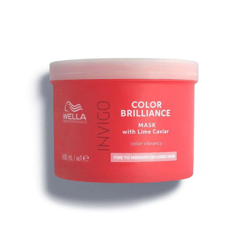 Wella Professionals Invigo BRILLIANCE MASK FINE kaukė, 500ml | InHair.lt