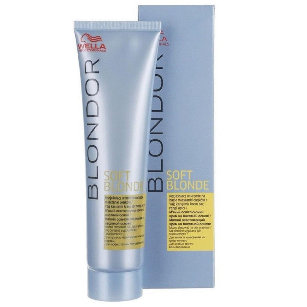 Wella Professionals BLONDOR SOFT BLONDE CREAM šviesinimo kremas, 200g | InHair.lt