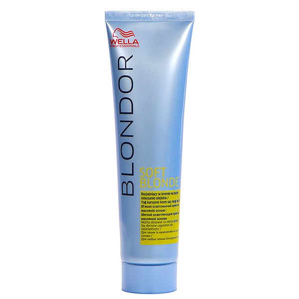 Wella Professionals BLONDOR SOFT BLONDE CREAM šviesinimo kremas, 200g | InHair.lt