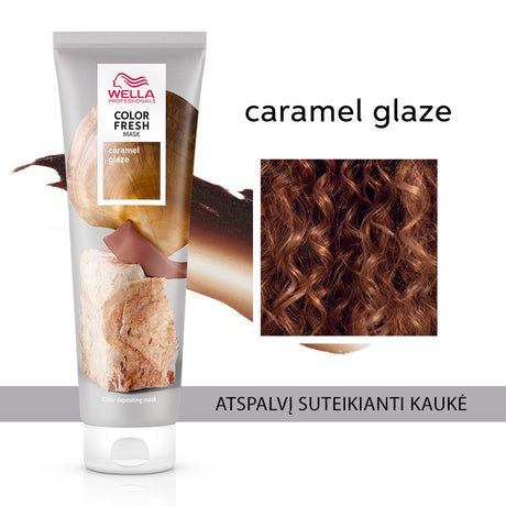 Wella Professionals COLOR FRESH tonuojanti plaukų kaukė Caramel Glaze, 150 ml | InHair.lt