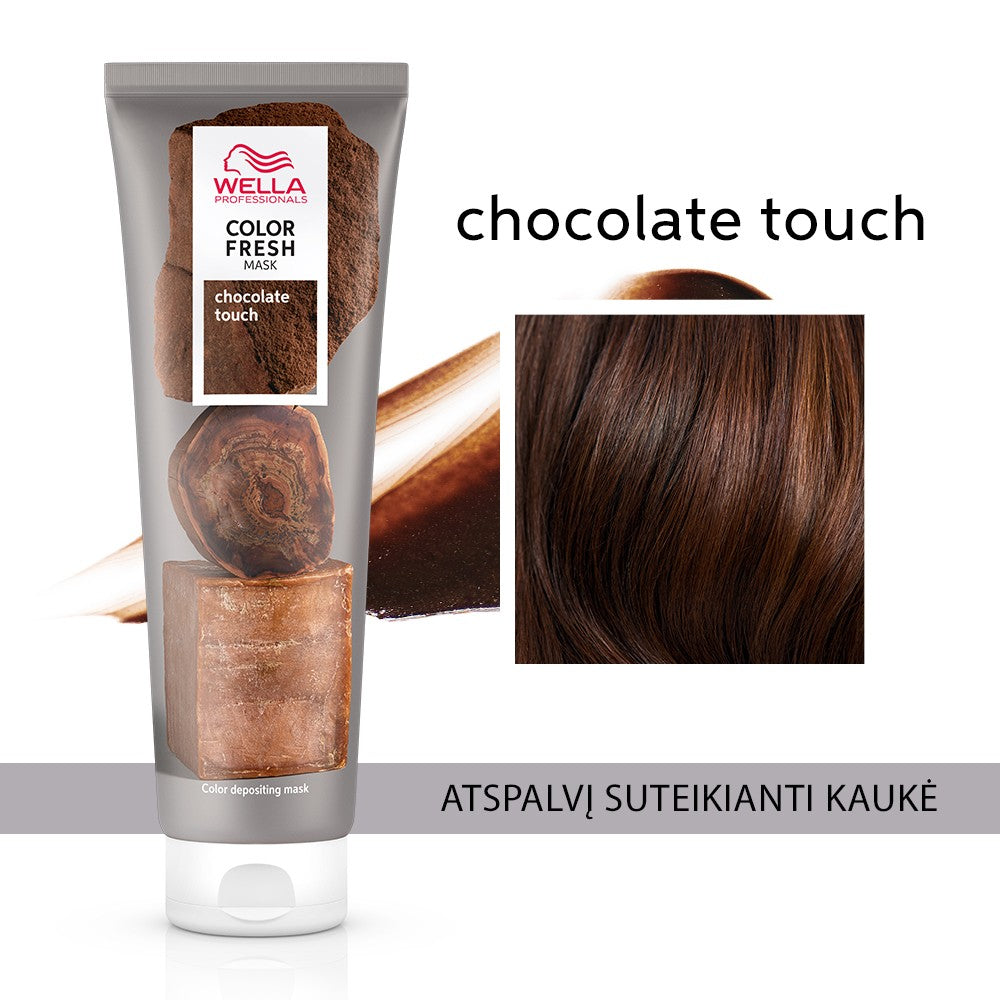 Wella Professionals COLOR FRESH tonuojanti plaukų kaukė Chocolate, 150 ml | InHair.lt