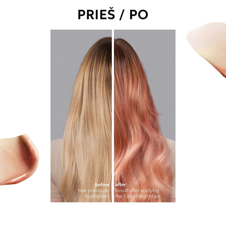 Wella Professionals COLOR FRESH tonuojanti plaukų kaukė Peach Blush, 150 ml | InHair.lt