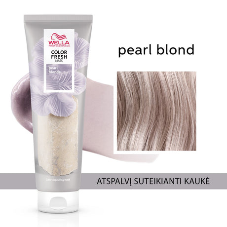 Wella Professionals COLOR FRESH tonuojanti plaukų kaukė Pearl Blond, 150 ml | InHair.lt