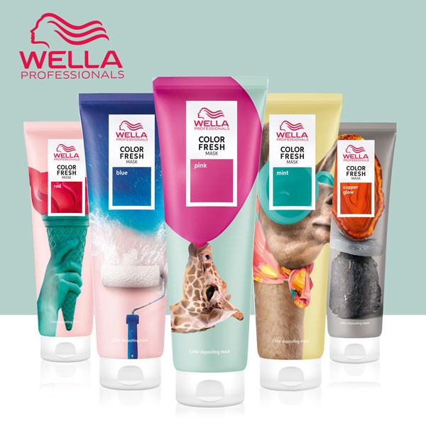 Wella Professionals COLOR FRESH tonuojanti plaukų kaukė Pink, 150 ml | InHair.lt