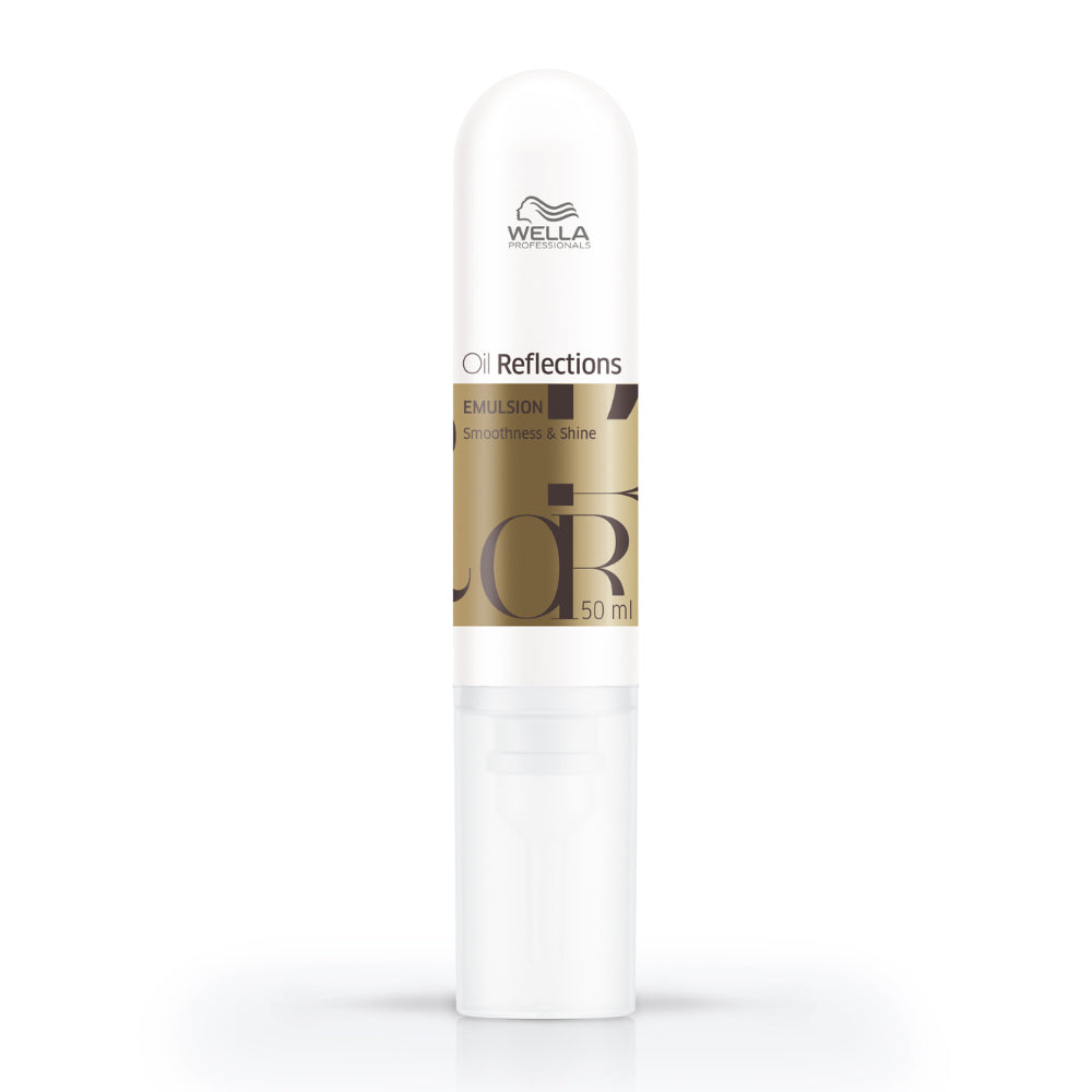 Wella Professionals OIL REFLECTIONS spindesio ir glotnumo suteikianti emulsija, 50 ml | InHair.lt